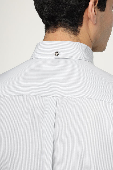 Regular Fit Shirt Half Light Gray