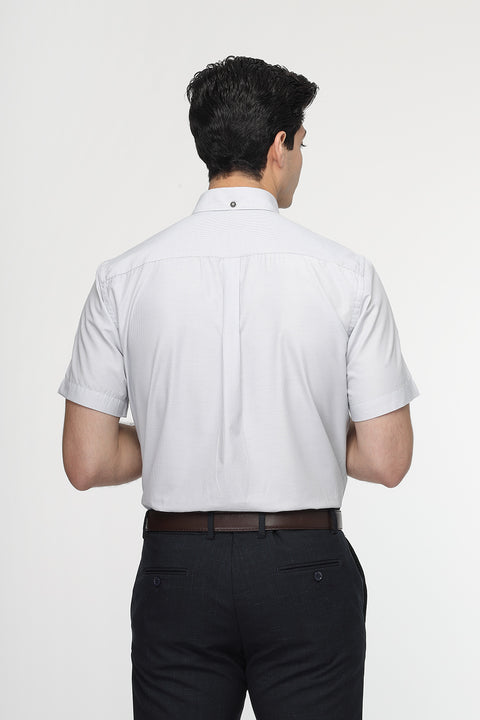 Regular Fit Shirt Half Light Gray