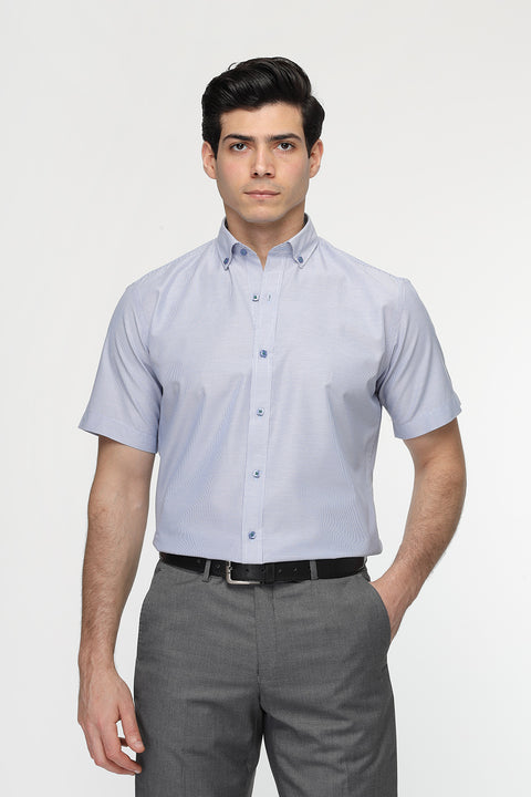 Regular Fit Shirt Half Light Blue