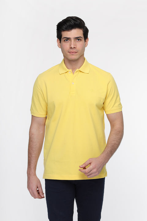 Polo Shirt Regular Fit Yellow