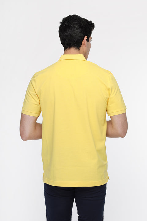 Polo Shirt Regular Fit Yellow