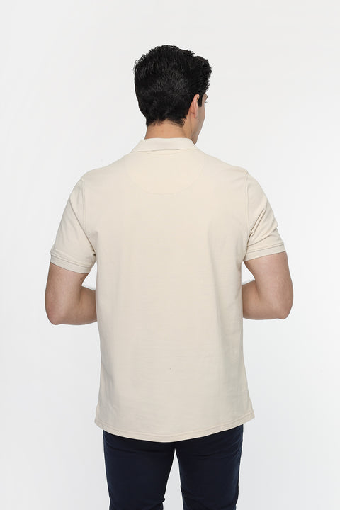 Polo Shirt Regular Fit Beige