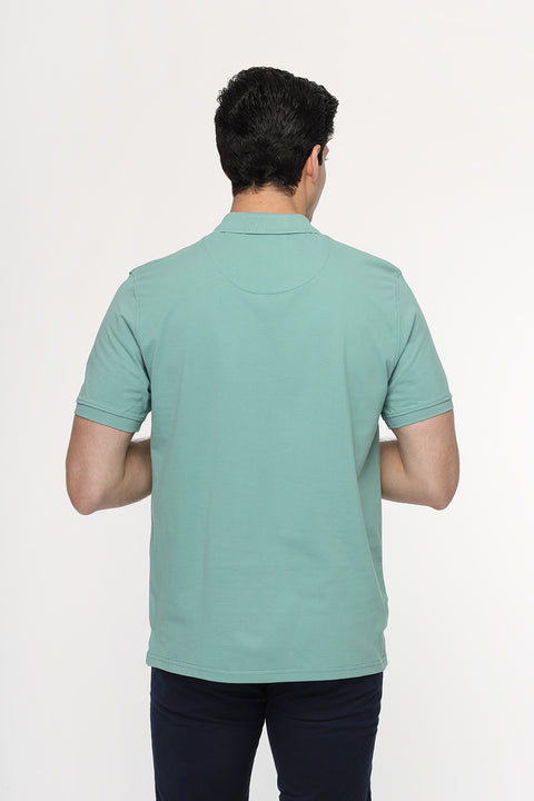 Polo Shirt Regular Fit Light Green