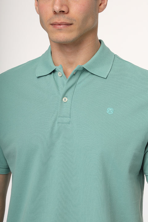 Polo Shirt Regular Fit Light Green