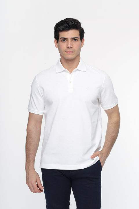 Polo Shirt Regular Fit White