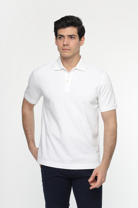Polo Shirt Regular Fit White