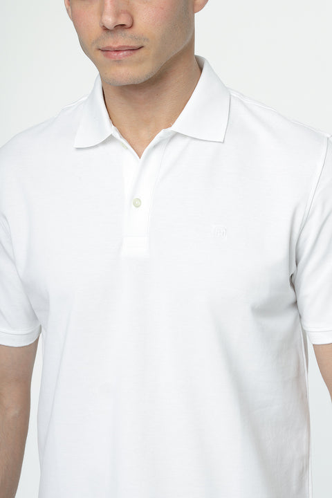 Polo Shirt Regular Fit White