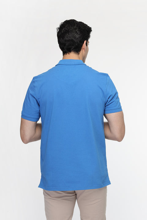 Polo Shirt Regular Fit Light Blue
