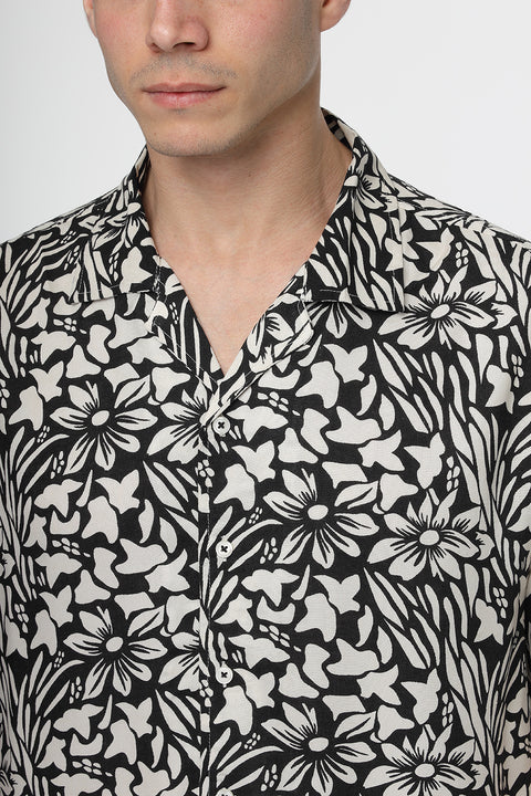 Regular Fit Shirt Half Beige