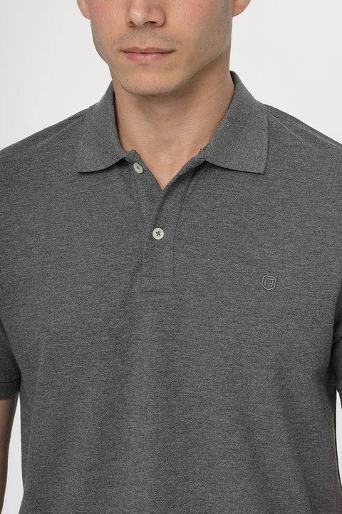 Polo Shirt Regular Fit Gray