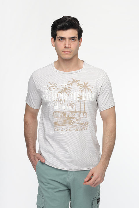 Regular Fit T-Shirt Beige