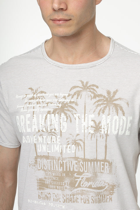 Regular Fit T-Shirt Beige
