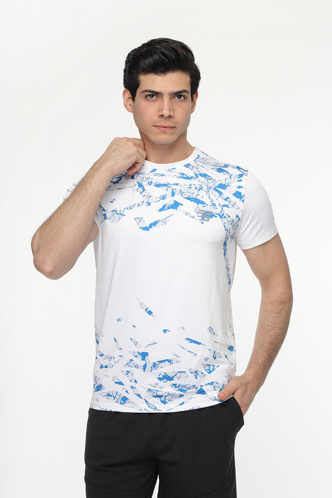 Regular Fit Sports T-Shirt Light Blue