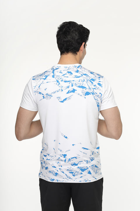 Regular Fit Sports T-Shirt Light Blue