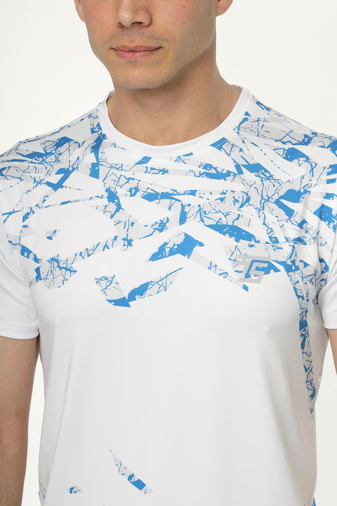 Regular Fit Sports T-Shirt Light Blue