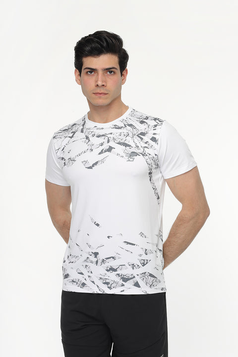 Regular Fit Sports T-Shirt Gray