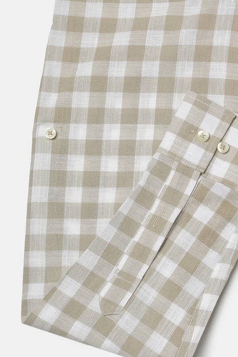 Regular Fit Shirt Beige