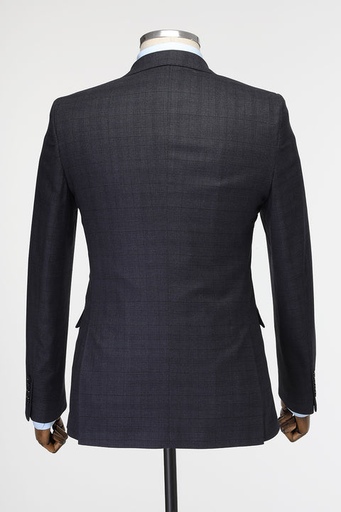 Slim Fit Suit Dark Blue