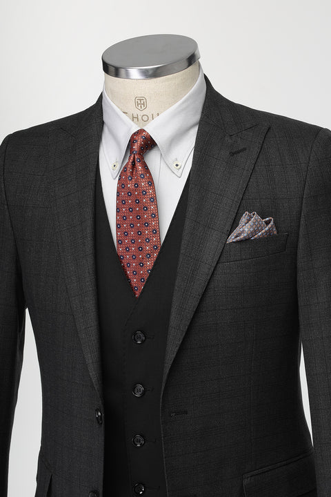 Slim Fit Suit Gray