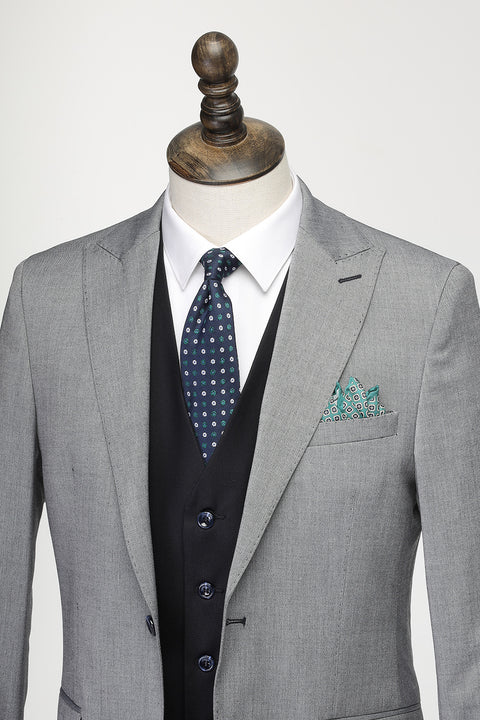 Slim Fit Suit Light Blue