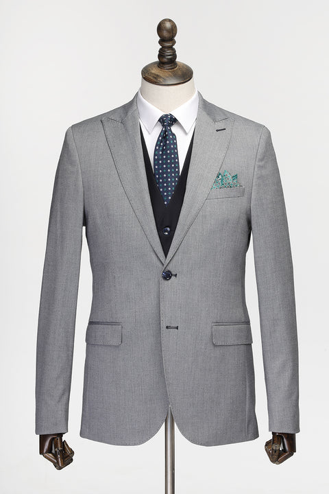 Slim Fit Suit Light Blue