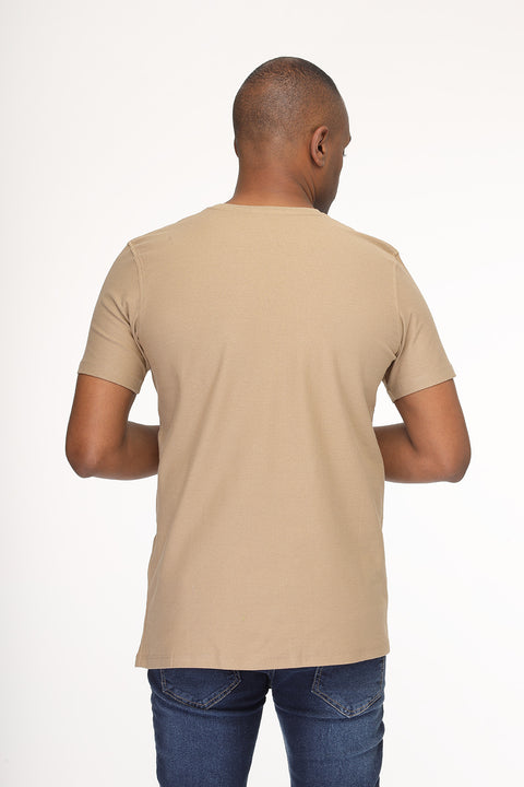 Regular Fit T-Shirt Beige