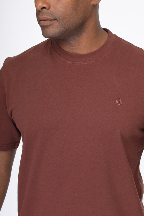 Regular Fit T-Shirt Brown