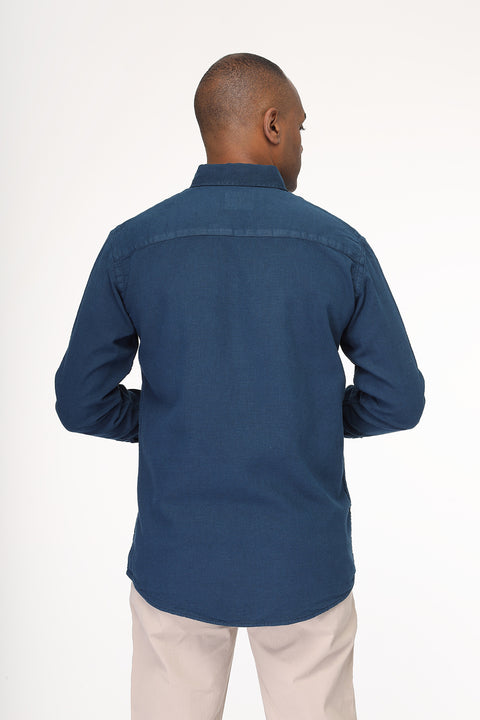 New Fit Shirt Dark Blue