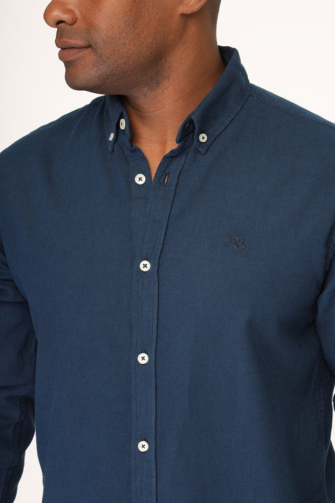 New Fit Shirt Dark Blue