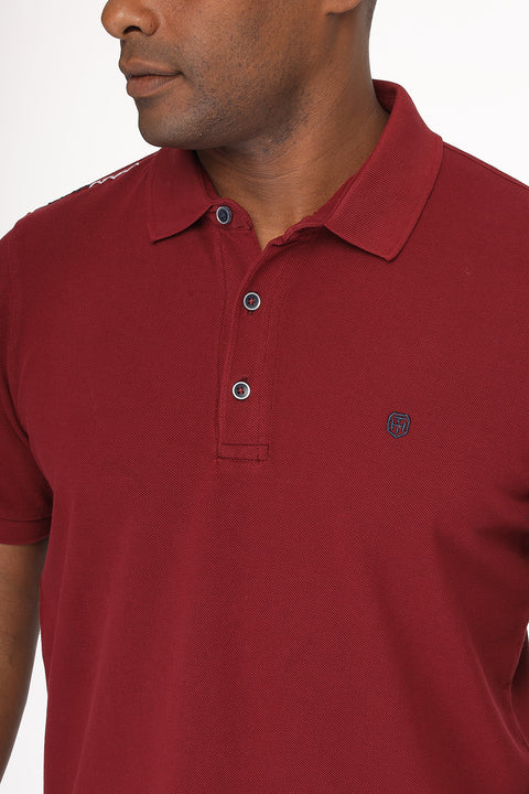 Polo Shirt Regular Fit Maroon