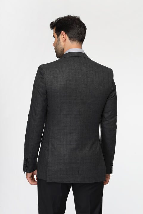 Slim Fit Suit Gray