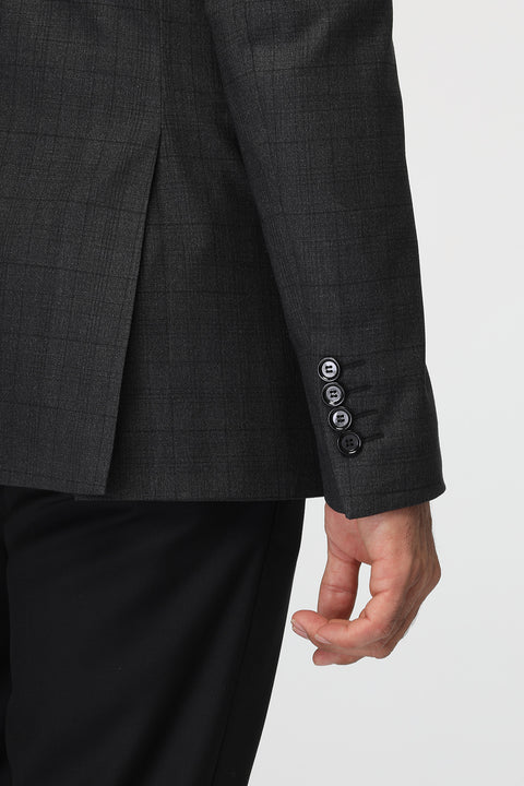 Slim Fit Suit Gray