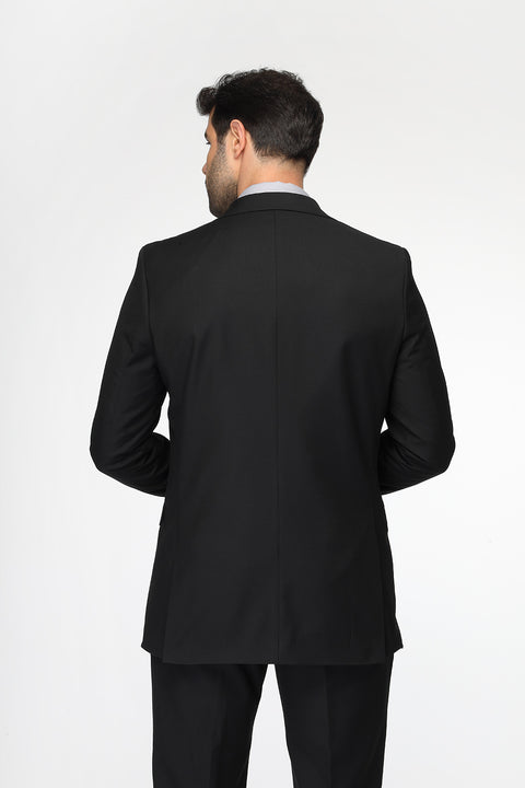 Slim Fit Suit Black