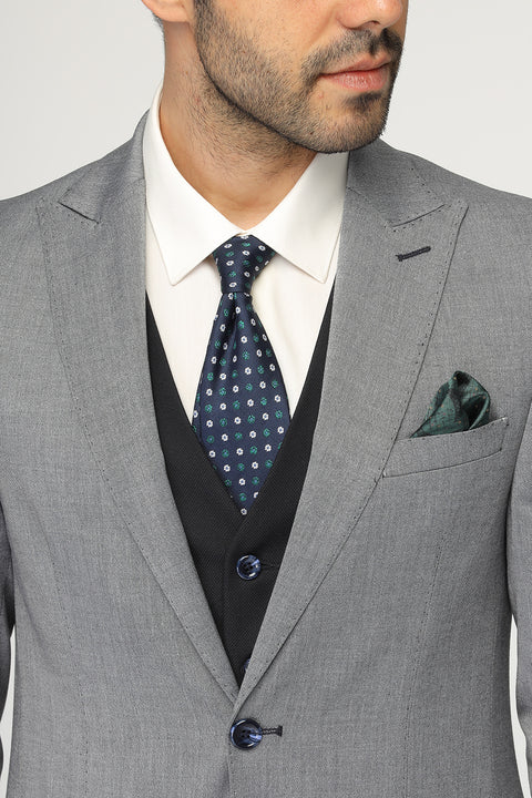 Slim Fit Suit Light Blue