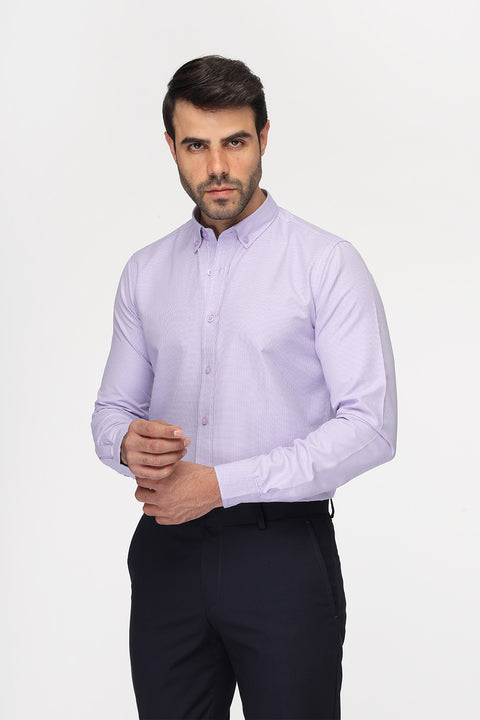 Slim Fit Shirt Purple