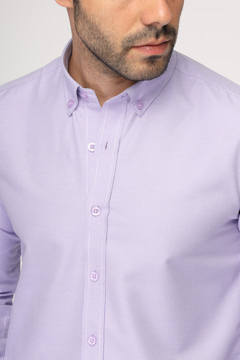Slim Fit Shirt Purple