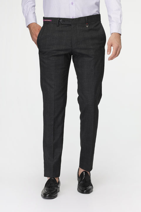 Slim Fit Classic Pants Gray