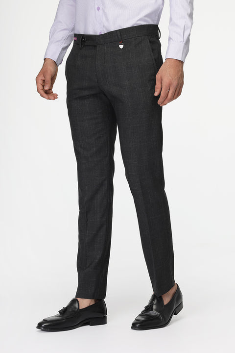 Slim Fit Classic Pants Gray