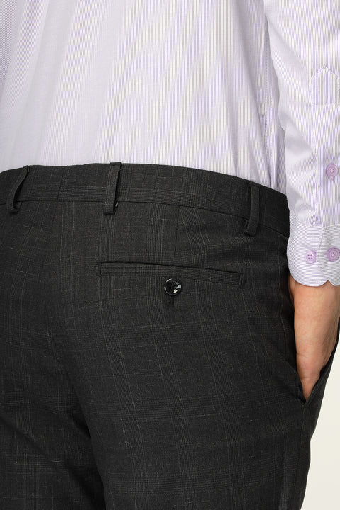 Slim Fit Classic Pants Gray