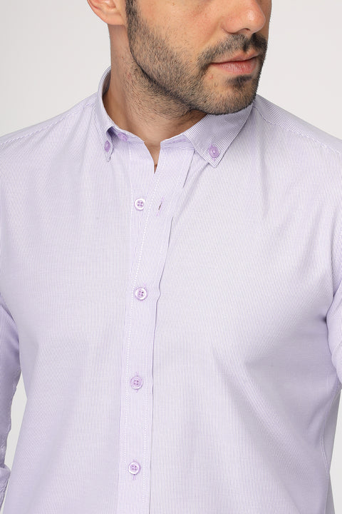 Slim Fit Shirt Purple