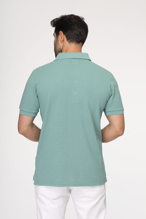 Polo Shirt Regular Fit Light Green