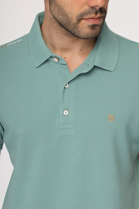 Polo Shirt Regular Fit Light Green