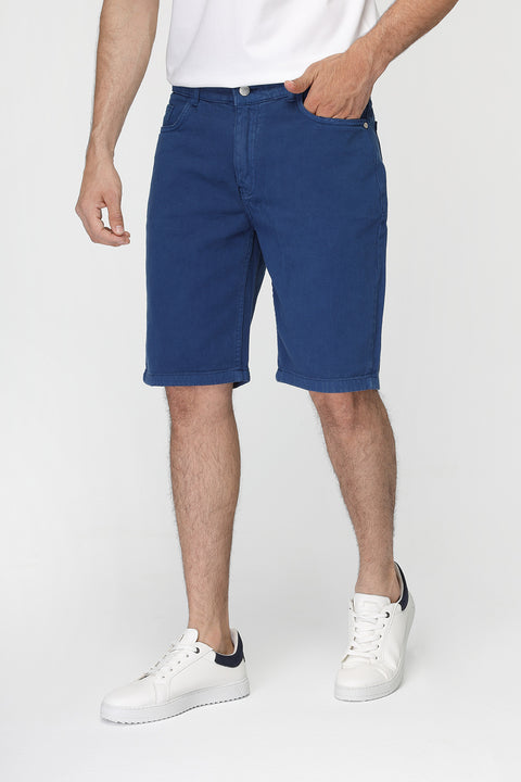 Regular Fit Jeans Short Blue