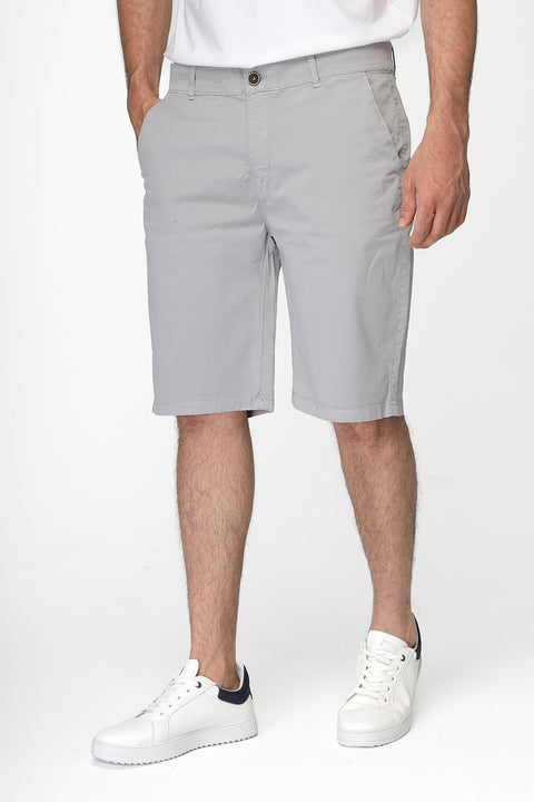 Regular Fit Chino Short Gray
