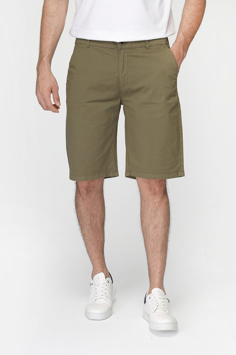 Regular Fit Chino Short Green