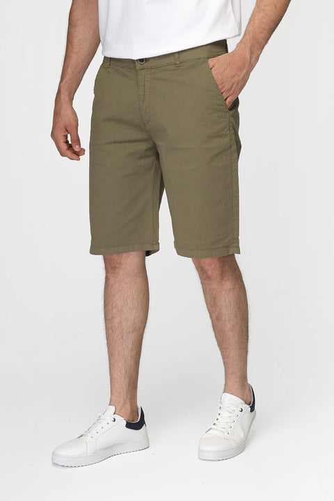 Regular Fit Chino Short Green