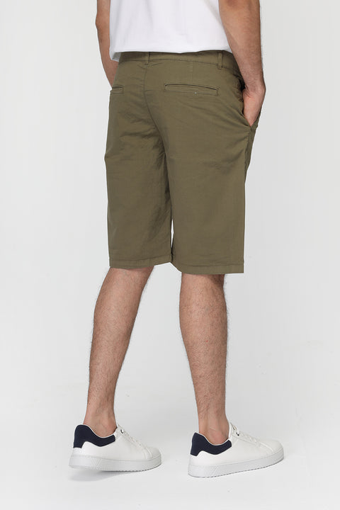 Regular Fit Chino Short Green