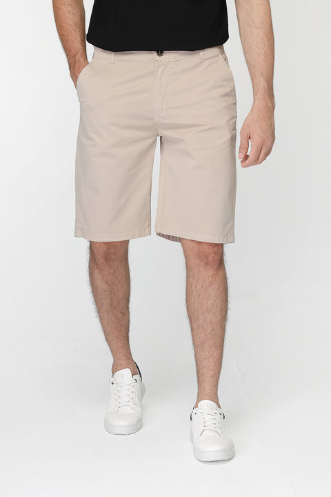 Regular Fit Chino Short Beige