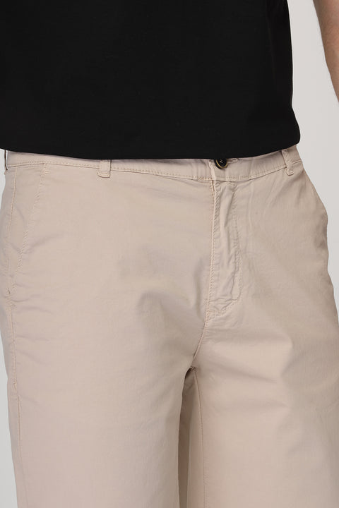 Regular Fit Chino Short Beige