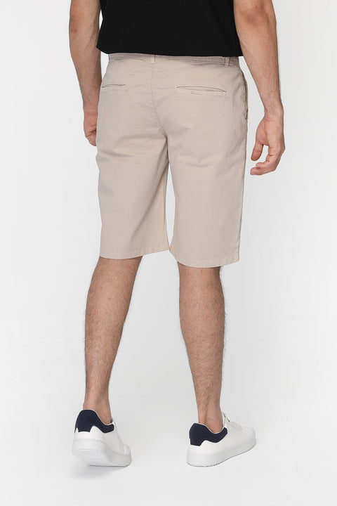 Regular Fit Chino Short Beige